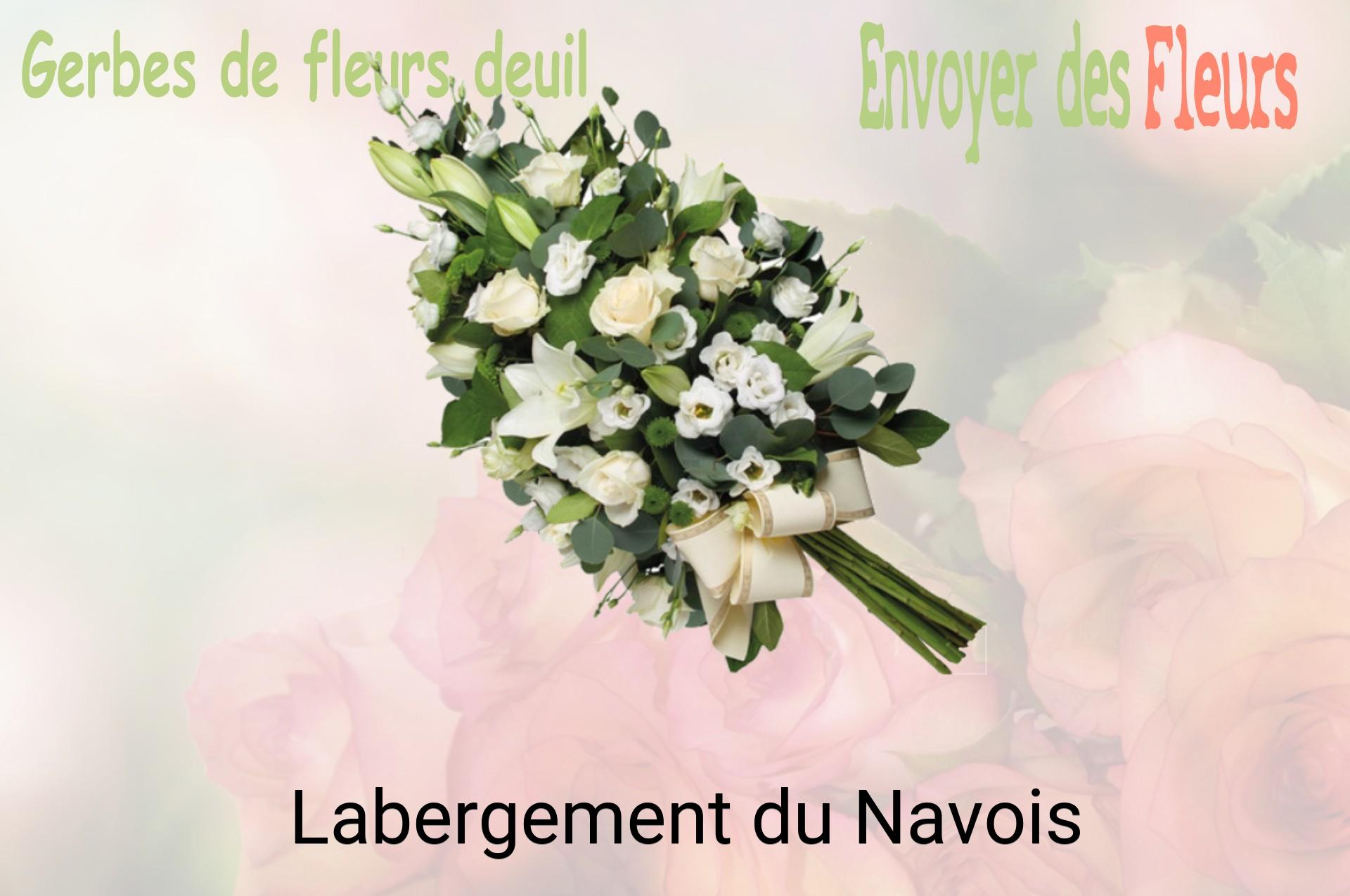 Gerbe de fleurs de deuil livrée à Labergement-du-Navois